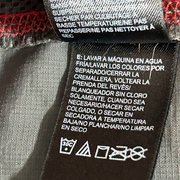 The North Face Men's XL Game Shorts Grey Red Nylon - Picture 10 of 12